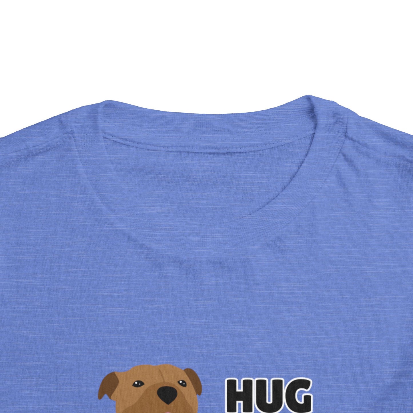 Toddler Sizes: Hug a Pitbull, Animal Rescue, Animal Adoption, Pit Bull Love Tee - Cute Short Sleeve Shirt for Kids, Animal Lovers Gift, Dog Lover Apparel, Playful Toddler Outfit, Funny Pet Tee