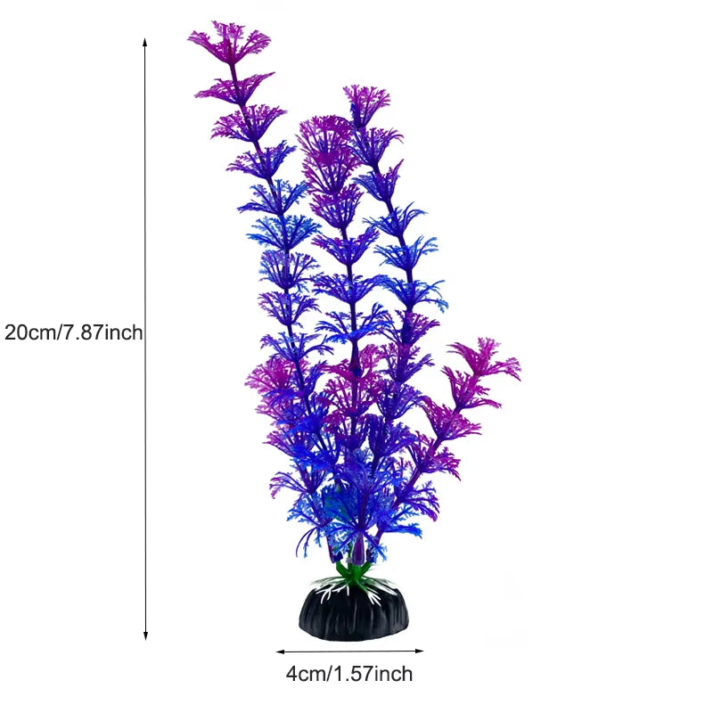 Artificial Aquarium Decor Plants Plastic Aquatic Plants Underwater Plants Aquarium Accessories