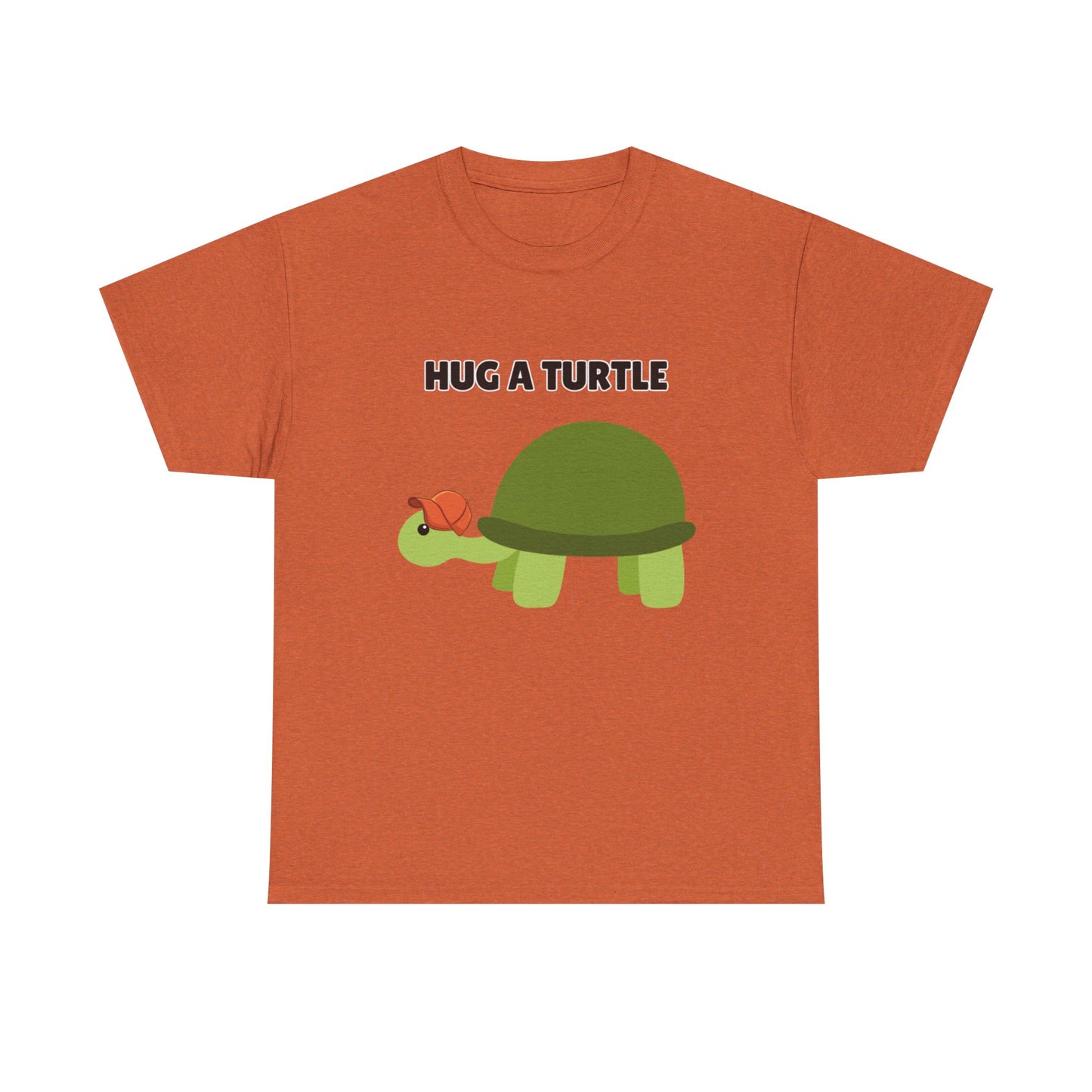 Adult Sizes: Hug a Turtle Unisex Tee | Cute Animal Shirt, Eco-Friendly Fashion, Turtle Lover Gift, Sustainable Apparel, Fun Graphic Tee