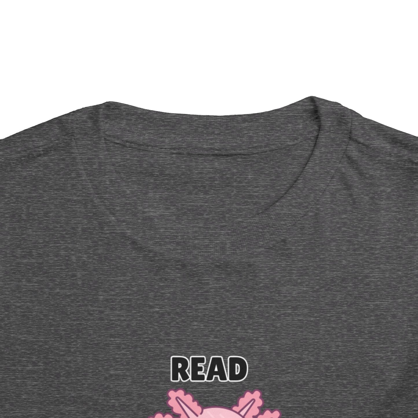 Toddler Sizes: Read Alotl Axolotl Cute Toddler Tee - "Read Alotl" Design, Kids' Short Sleeve T-Shirt, Gift for Book Lovers, Fun Reading Apparel, Toddler Gift Idea