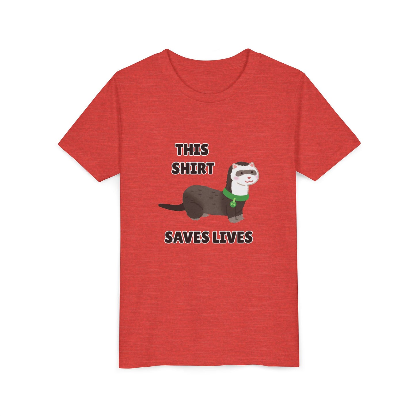Funny Animal Youth Tee, 'This Shirt Saves Lives' T-Shirt, Cute Kids Shirt, Animal Lover Gift, Animal Rescue