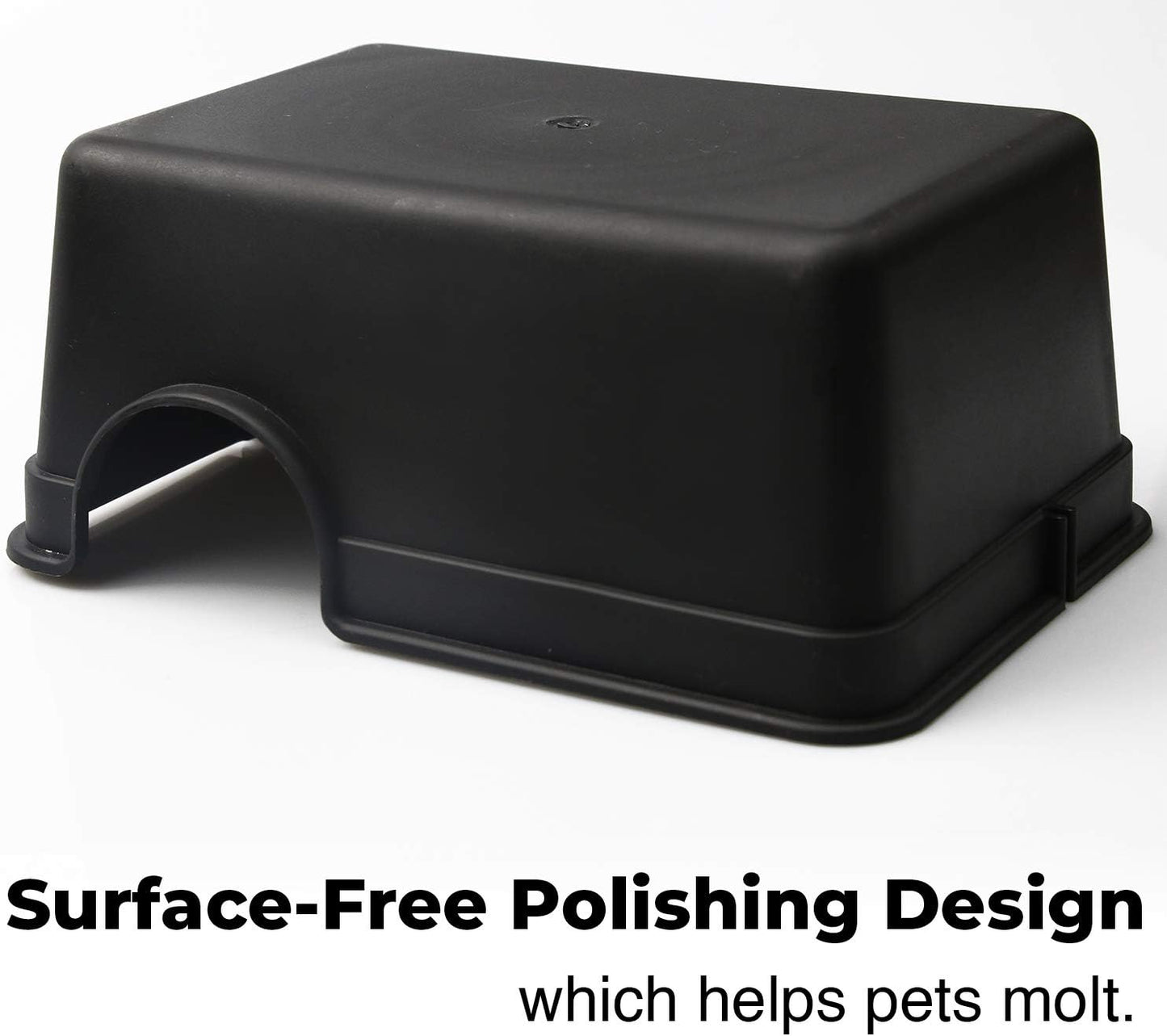 Reptile Hide Box for Gecko & Snake - Feel Secure & Safe, Durable Material, Easy to Clean - Medium (6.9" X 4.9" X 2.9")