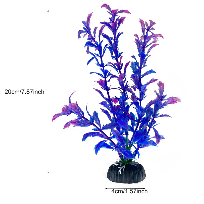 Artificial Aquarium Decor Plants Plastic Aquatic Plants Underwater Plants Aquarium Accessories