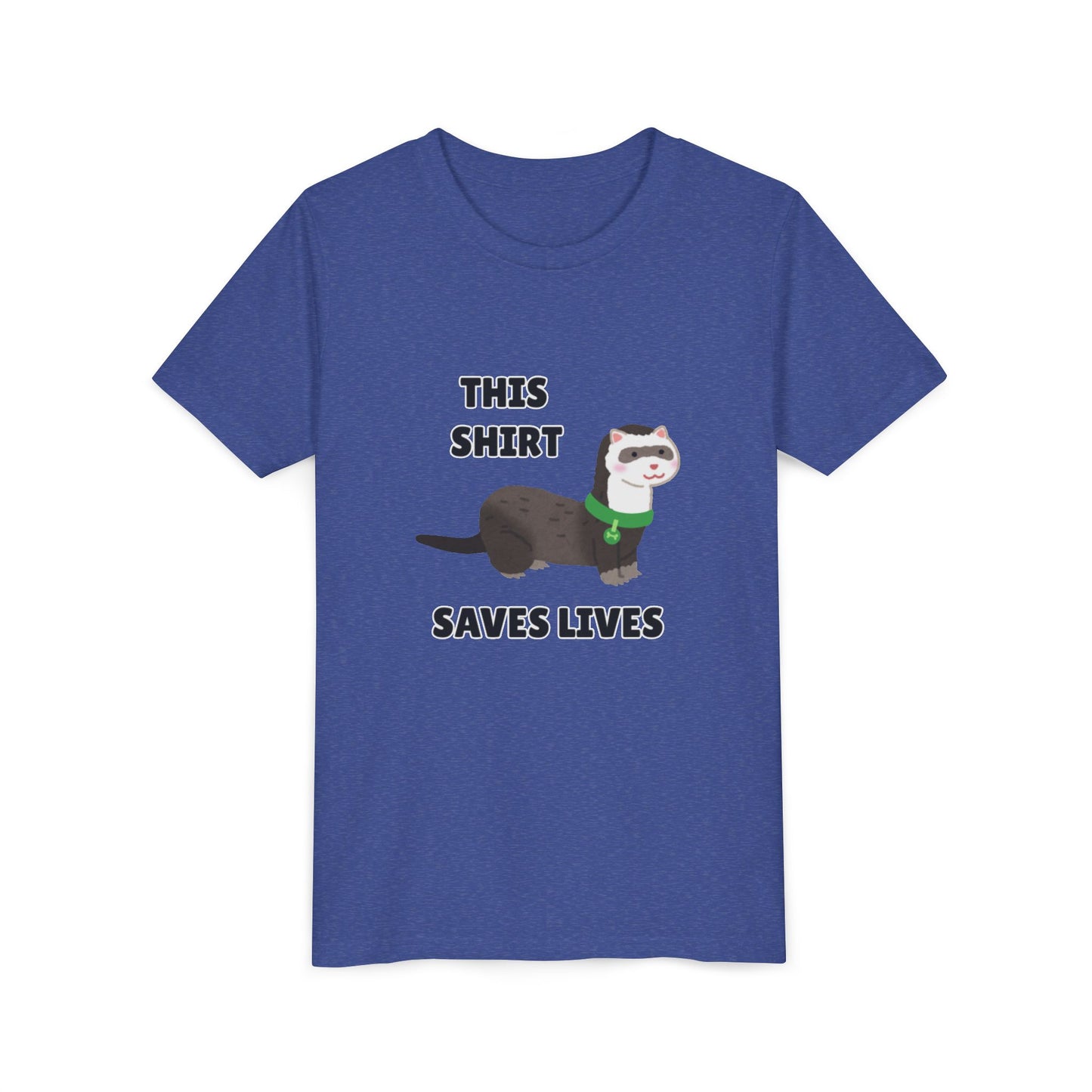 Funny Animal Youth Tee, 'This Shirt Saves Lives' T-Shirt, Cute Kids Shirt, Animal Lover Gift, Animal Rescue