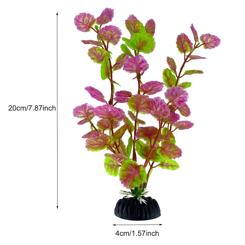 Artificial Aquarium Decor Plants Plastic Aquatic Plants Underwater Plants Aquarium Accessories
