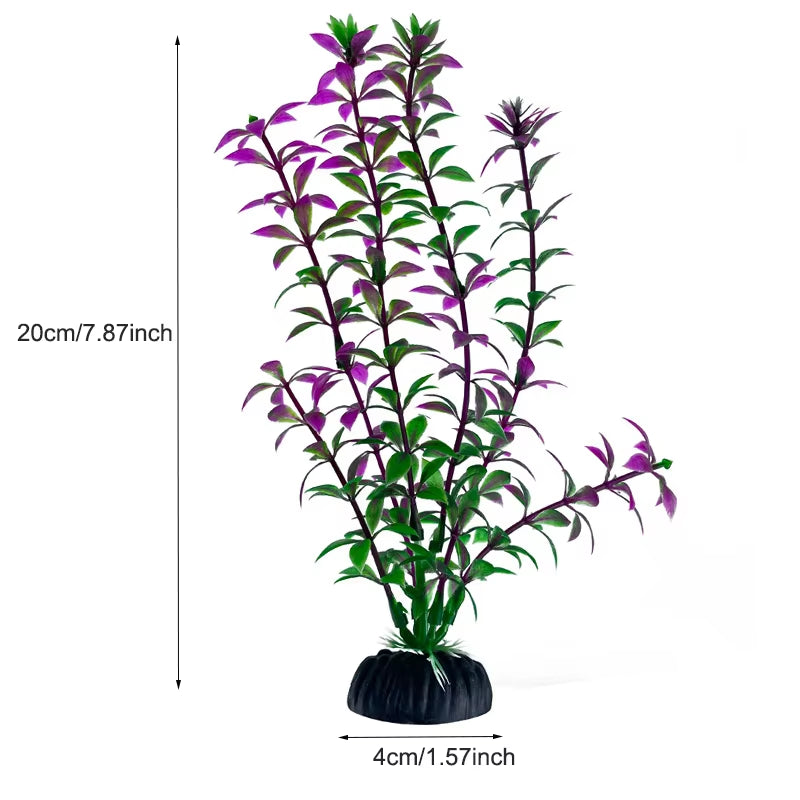 Artificial Aquarium Decor Plants Plastic Aquatic Plants Underwater Plants Aquarium Accessories