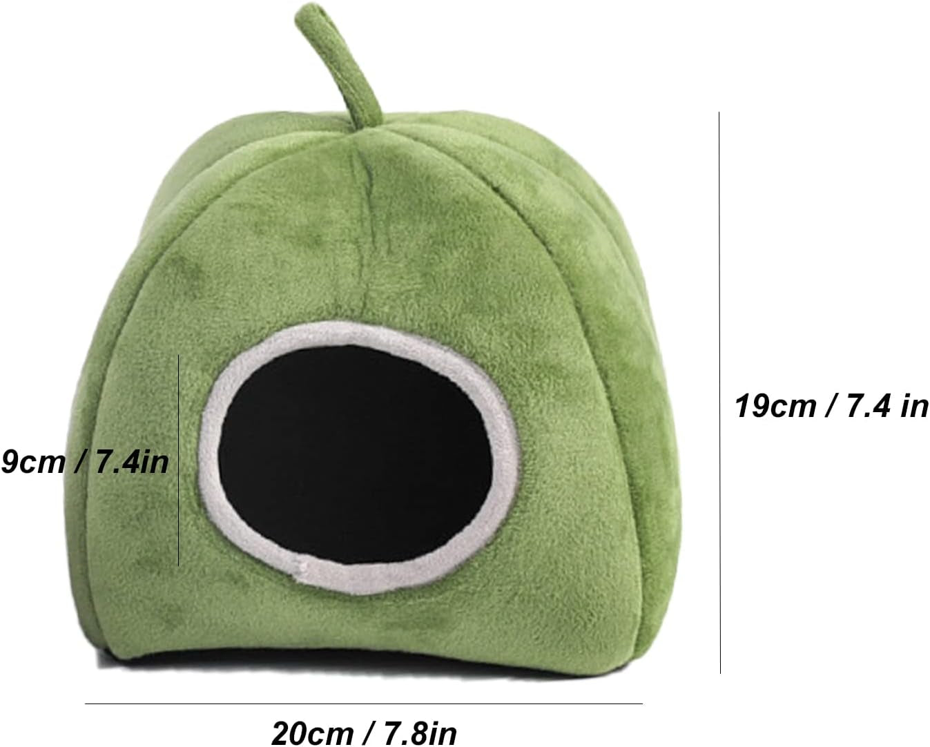 Guinea Pig Beds and Hideouts,2 in 1 Functional Small Animals Bed Cage Accessories for Guinea Pig, Chinchilla, Hamsters, Hedgehog, Ferrets, Bunny, Sugar Glider (Green)