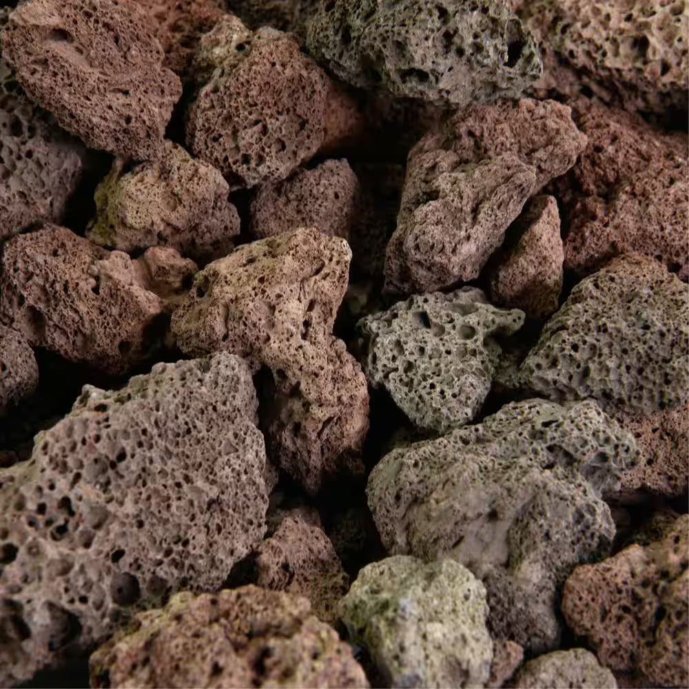 17 Cu. Ft. Small 3/4 In. Red Lava Rock Bulk Landscape Rock