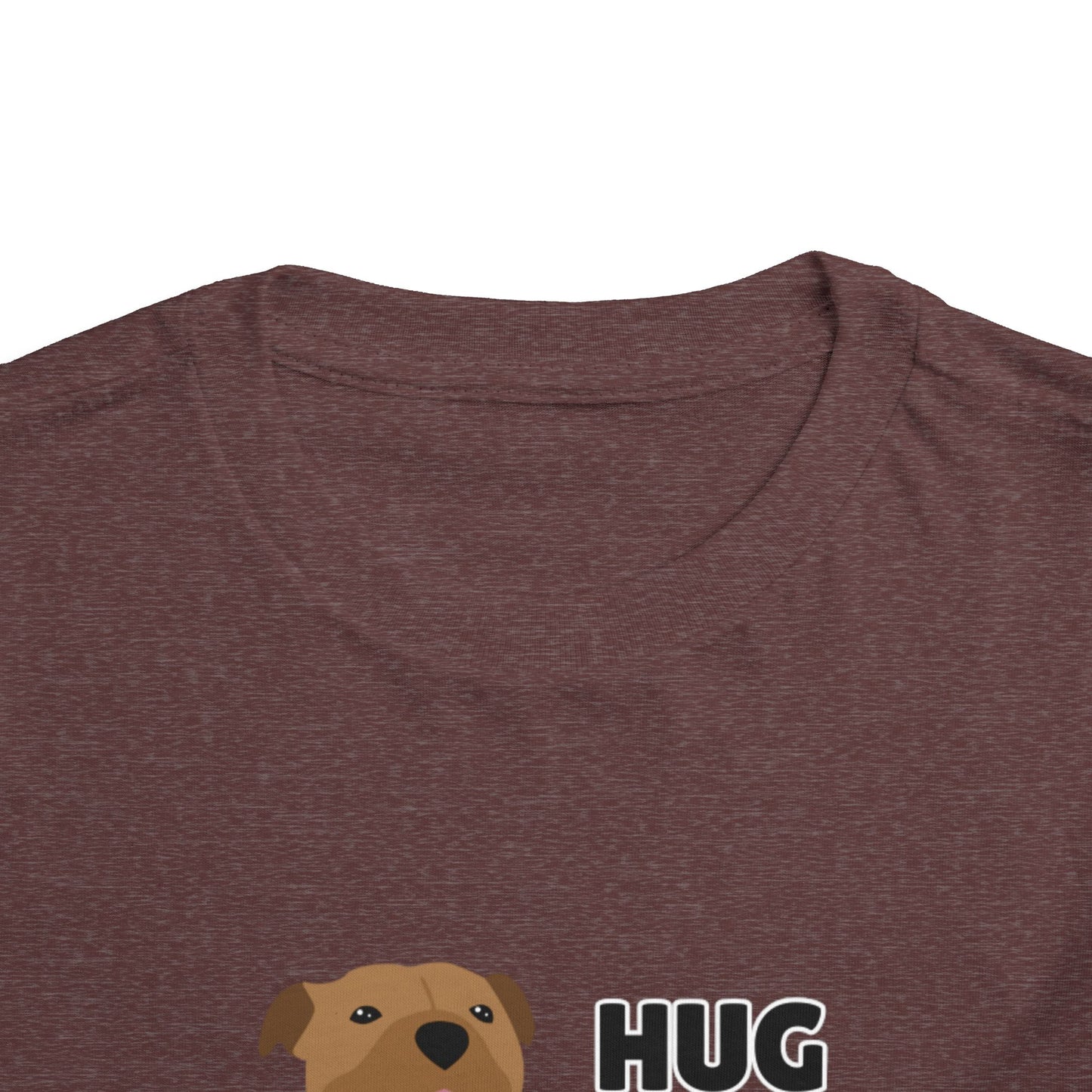 Toddler Sizes: Hug a Pitbull, Animal Rescue, Animal Adoption, Pit Bull Love Tee - Cute Short Sleeve Shirt for Kids, Animal Lovers Gift, Dog Lover Apparel, Playful Toddler Outfit, Funny Pet Tee