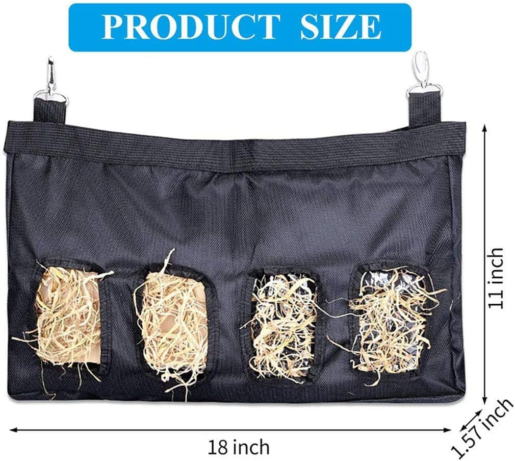 Rabbit Hay Feeder Bag, Guinea Pig Hay Feeder Storage, Rabbit Feeder Hay Feeder for Rabbit Guinea Pig, Rabbit Hay Bag, Guinea Pig Hay Feeder, Hay Bag Hanging Feeder for Rabbit Guinea Pig (Blue)