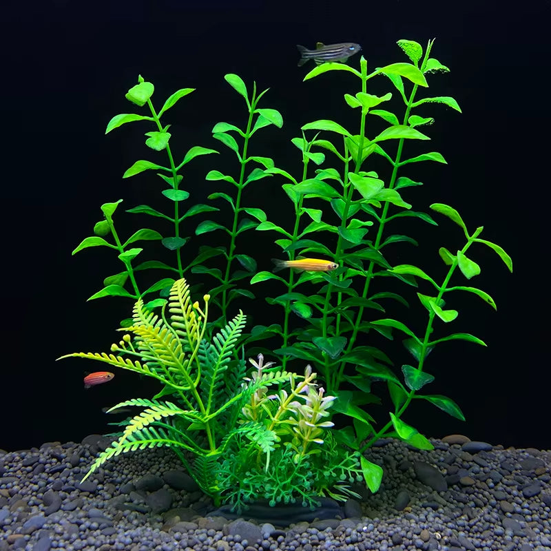 Artificial Aquarium Decor Plants Plastic Aquatic Plants Underwater Plants Aquarium Accessories