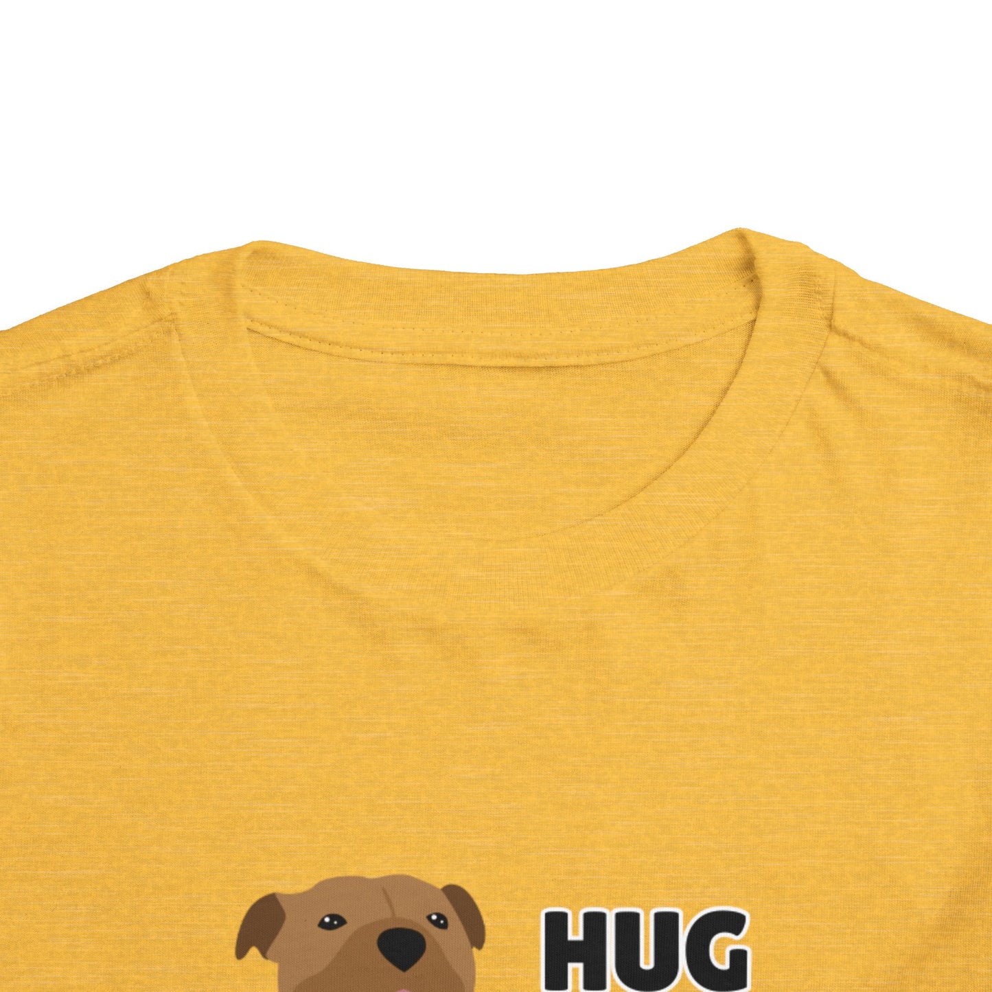 Toddler Sizes: Hug a Pitbull, Animal Rescue, Animal Adoption, Pit Bull Love Tee - Cute Short Sleeve Shirt for Kids, Animal Lovers Gift, Dog Lover Apparel, Playful Toddler Outfit, Funny Pet Tee