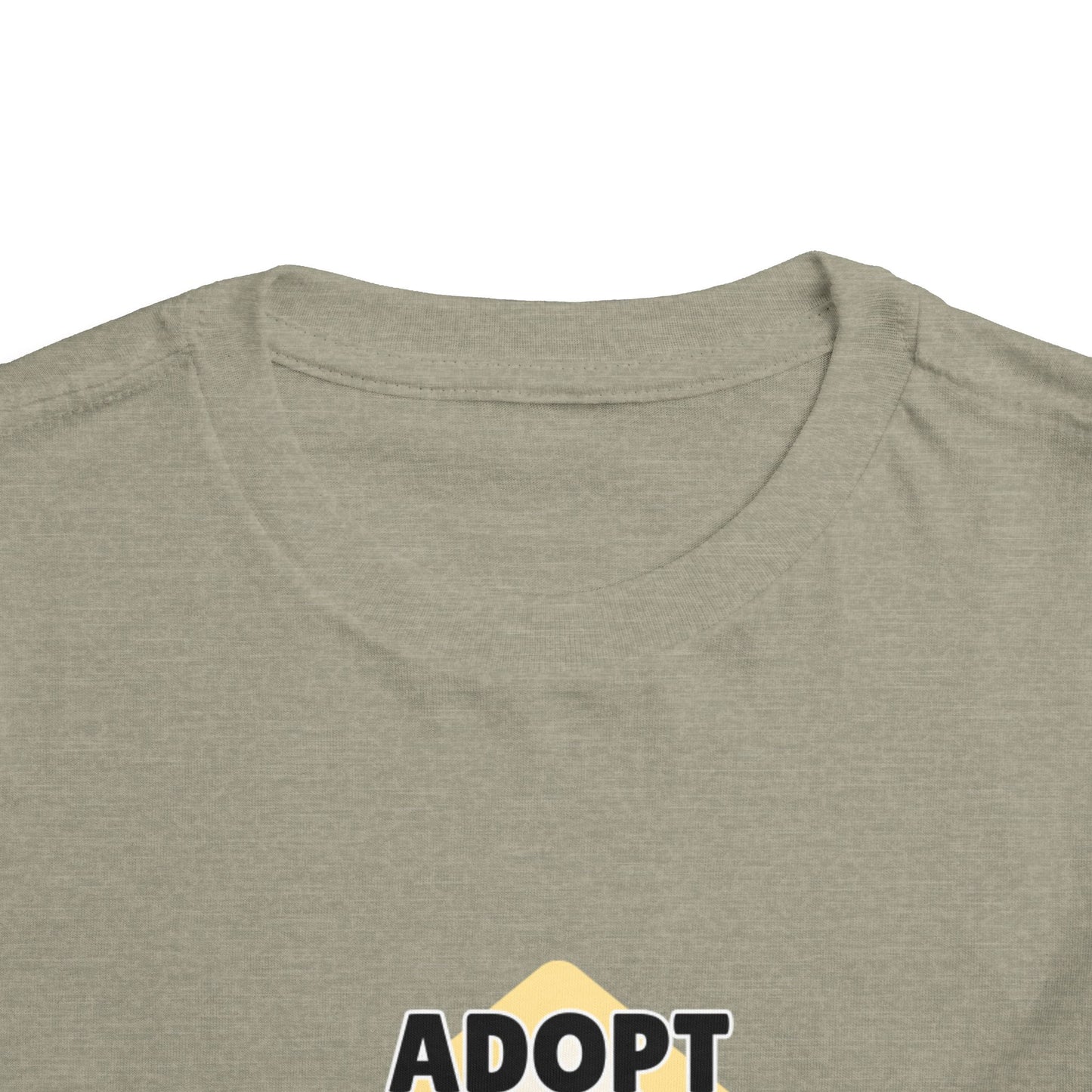 Toddler Sizes: Adopt Don't Shop Toddler Tee, Animal Rescue, Cute Animal Lover Shirt, Kids Apparel, Pet Adoption Awareness, Gift for Animal Lovers