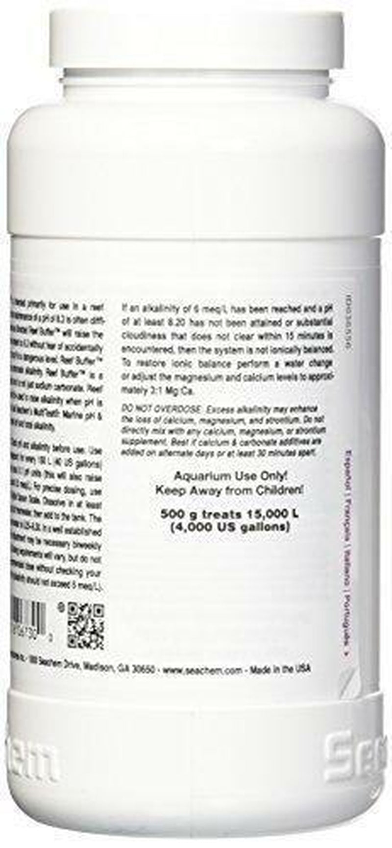 Seachem Reef Buffer, 500 Grams