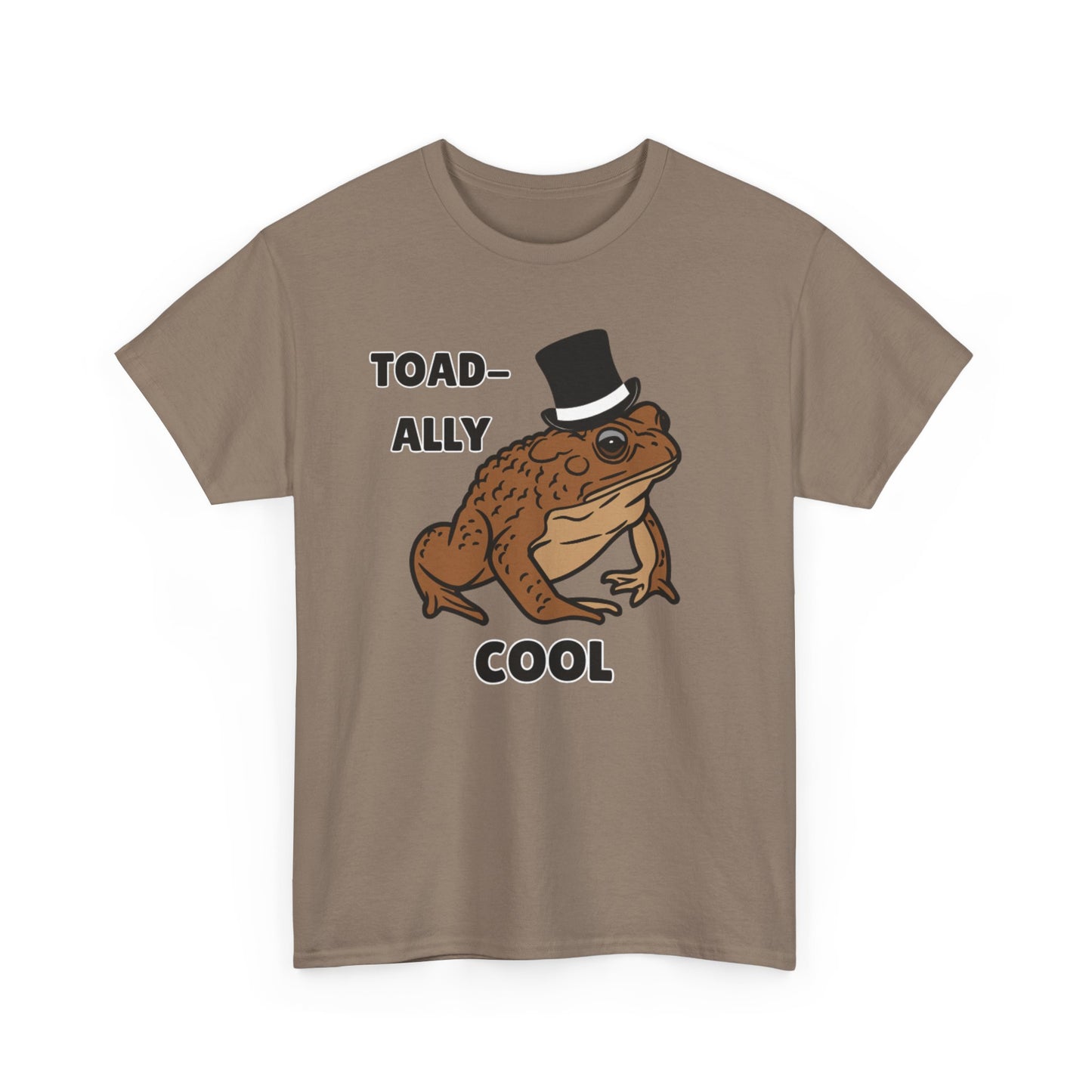 Adult Sizes: Toadally Cool Toad and Frog Tee, Unisex Cotton Shirt, Funny Frog Clothing, Gift for Nature Lovers, Casual Wear for Any Occasion