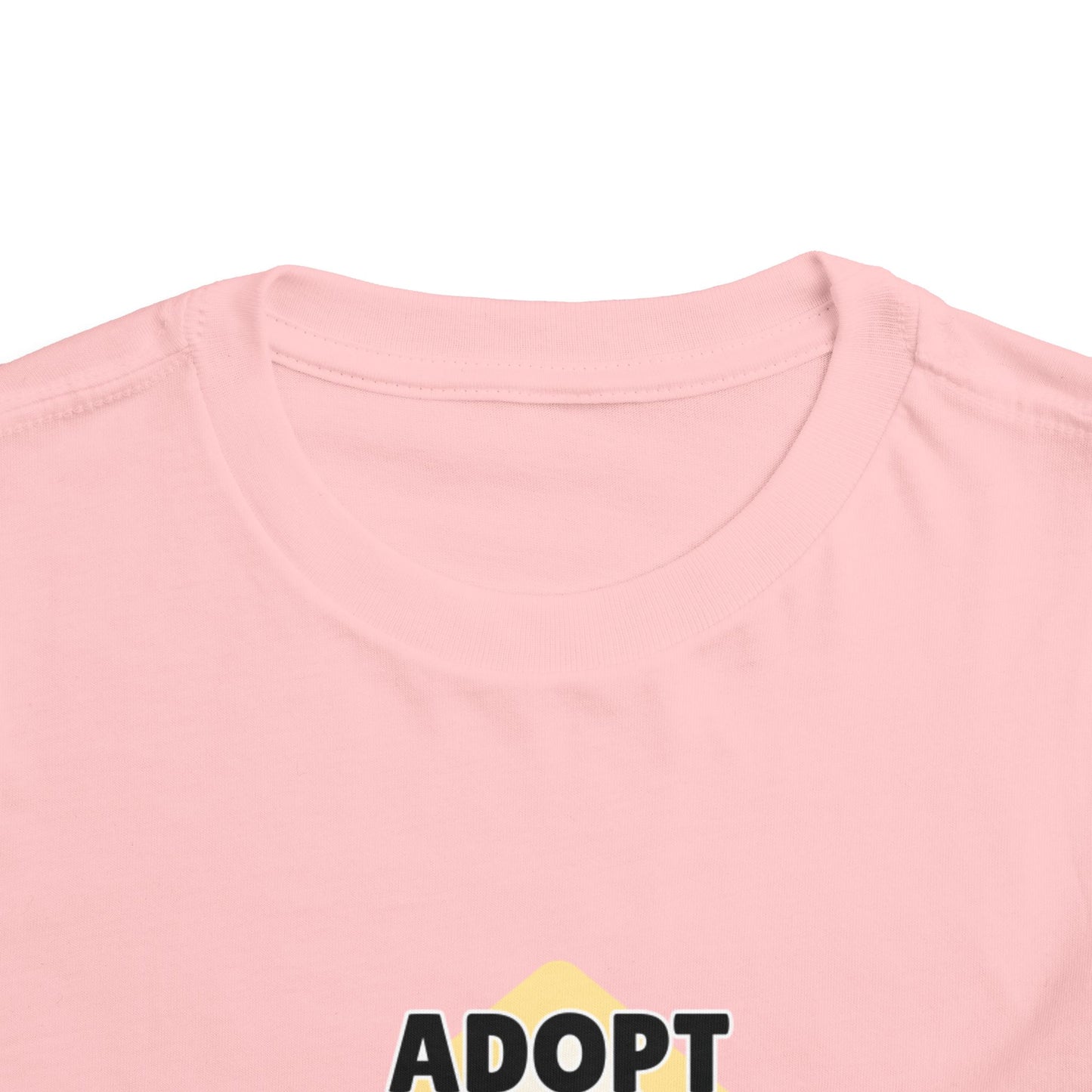 Toddler Sizes: Adopt Don't Shop Toddler Tee, Animal Rescue, Cute Animal Lover Shirt, Kids Apparel, Pet Adoption Awareness, Gift for Animal Lovers