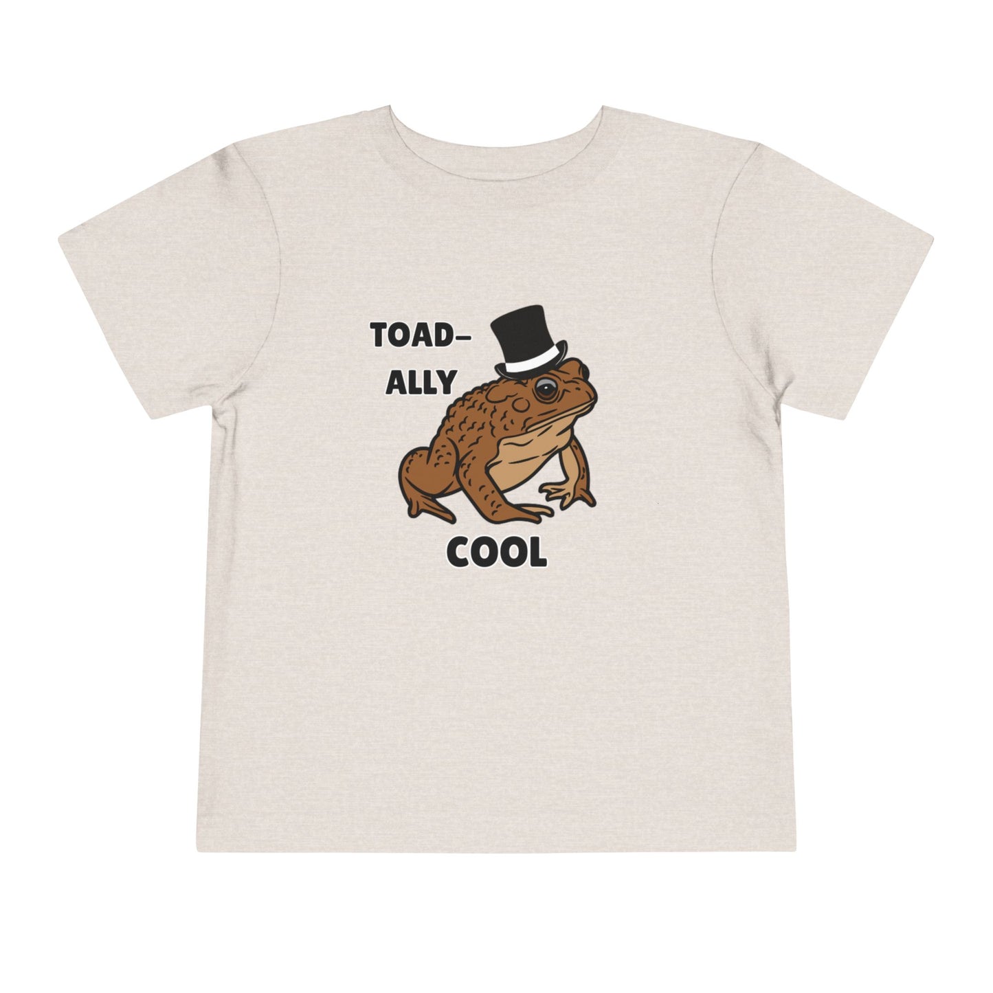 Toddler Sizes: Toad-ally Cool Toad Toddler Tee, Cute Kids Apparel, Fun T-Shirt for Birthdays, Gifts for Animal Lovers, Playful Summer Clothing