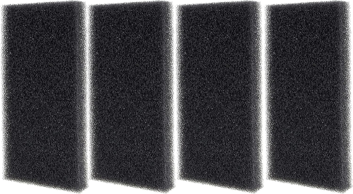 4 Pieces Aquarium Filter Foam Sponges Pad, Fish Tank Bio Sponge Coarse Sheet Filter Media Pad, Cut-To-Size Foam for Pet Filters (8X4X1 Inch 4 Pcs)