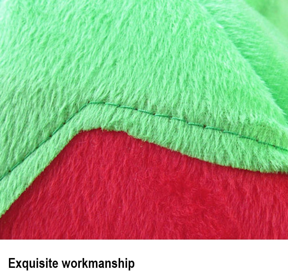 Rabbit Guinea Pig Hamster House Bed Cute Small Animal Pet Winter Warm Squirrel Hedgehog Chinchilla House Cage Nest Hamster Accessories (9X9X10 Inch (Pack of 1), A-Red)