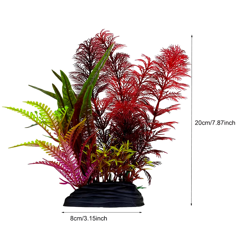 Artificial Aquarium Decor Plants Plastic Aquatic Plants Underwater Plants Aquarium Accessories