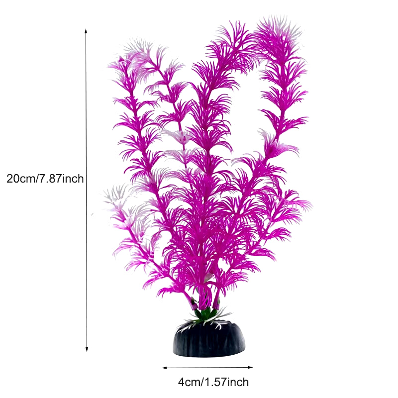 Artificial Aquarium Decor Plants Plastic Aquatic Plants Underwater Plants Aquarium Accessories