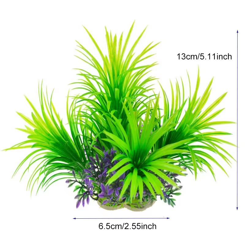 Artificial Aquarium Decor Plants Plastic Aquatic Plants Underwater Plants Aquarium Accessories