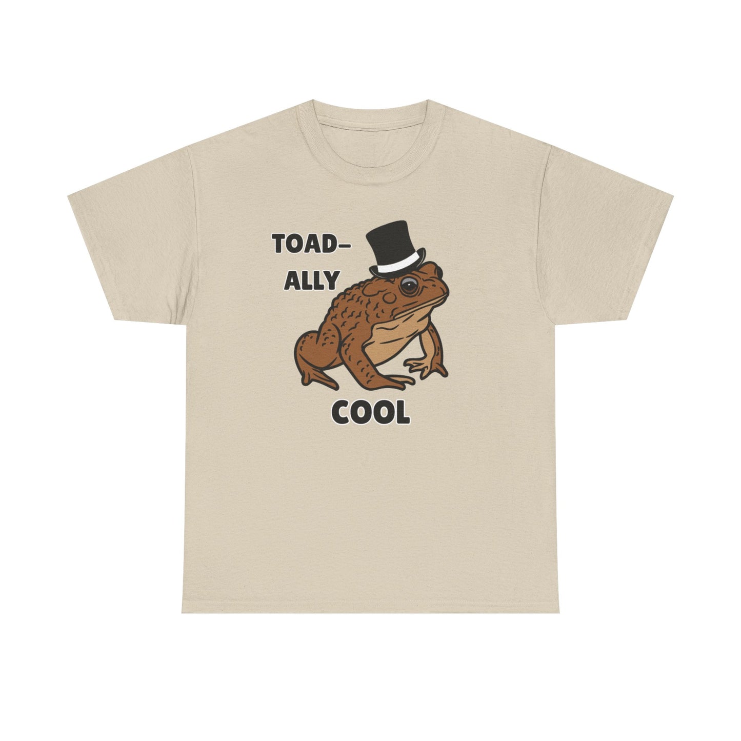 Adult Sizes: Toadally Cool Toad and Frog Tee, Unisex Cotton Shirt, Funny Frog Clothing, Gift for Nature Lovers, Casual Wear for Any Occasion