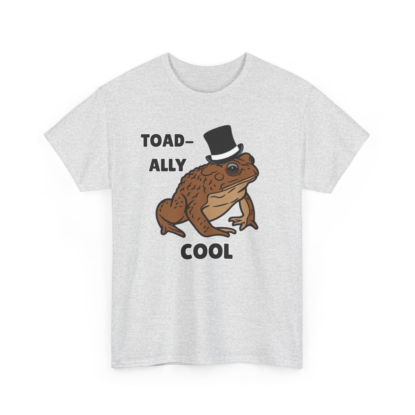 Adult Sizes: Toadally Cool Toad and Frog Tee, Unisex Cotton Shirt, Funny Frog Clothing, Gift for Nature Lovers, Casual Wear for Any Occasion