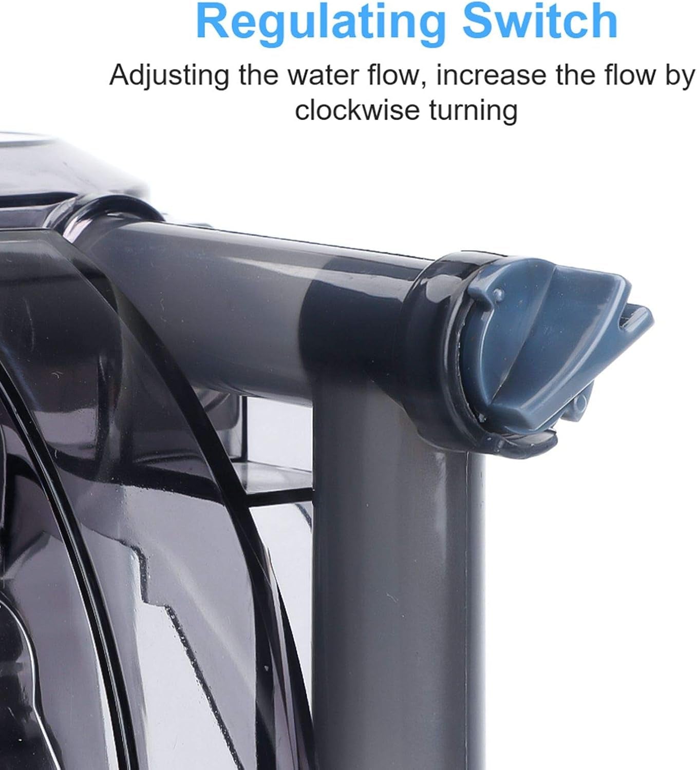 Fish Tank Filter for Aquariums, Ultra Quiet Hang on Aquarium Filters Waterfall Water Adjustable Filter for 5 To15 Gallons Small Fish Tank
