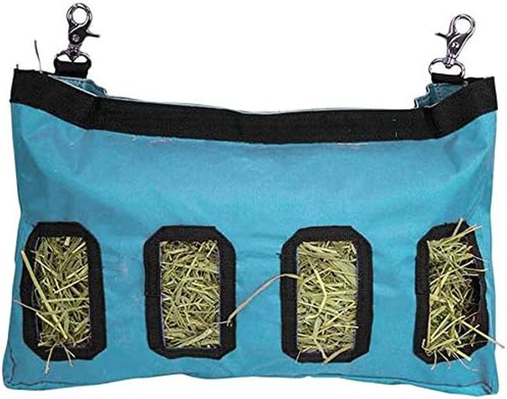 Rabbit Hay Feeder Bag, Guinea Pig Hay Feeder Storage, Rabbit Feeder Hay Feeder for Rabbit Guinea Pig, Rabbit Hay Bag, Guinea Pig Hay Feeder, Hay Bag Hanging Feeder for Rabbit Guinea Pig (Blue)