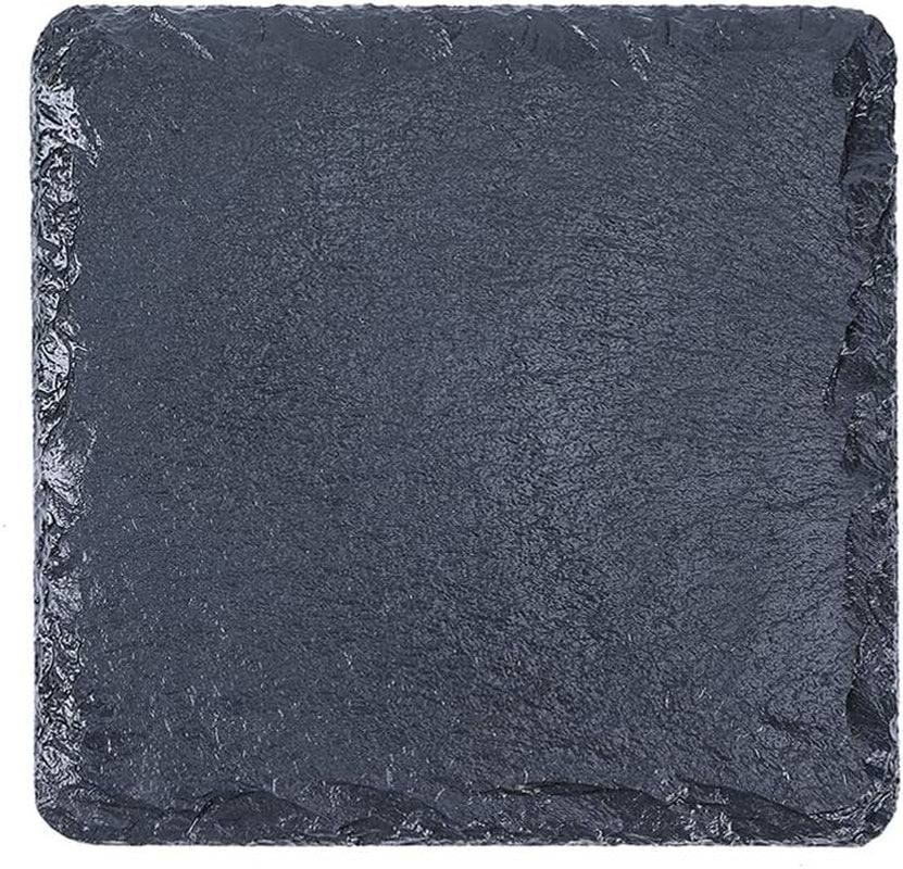 Small Slate Reptile Basking Platform Tortoise Feeding Dish Natural Rock Reptile Food Bowl Landscape Habitat Decor for Turtle Lizard Bearded Dragon Crested Gecko Snake 4 * 4