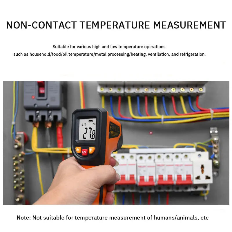 T400 T400A T600 T600A Digital Infrared Thermometer Laser Thermometer Non Contact Laser Thermometer Industrial Tool