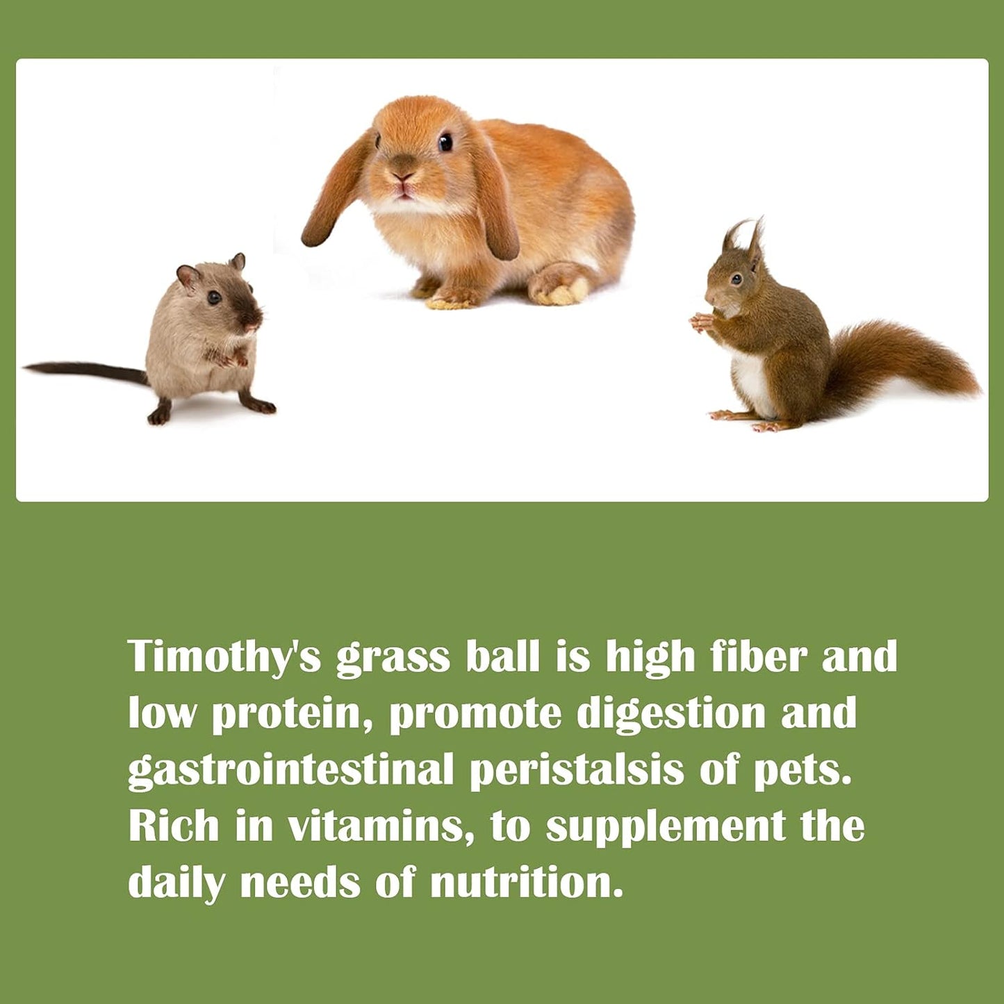 Rabbit Chew Toys,Bunny Chew Toys for Teeth, 100% Natural Flowers Flavored Timothy Hay Balls Bunny Chew Treats for Rabbits Chinchilla Hamsters Guinea Pigs Gerbils Groundhog Squirrels
