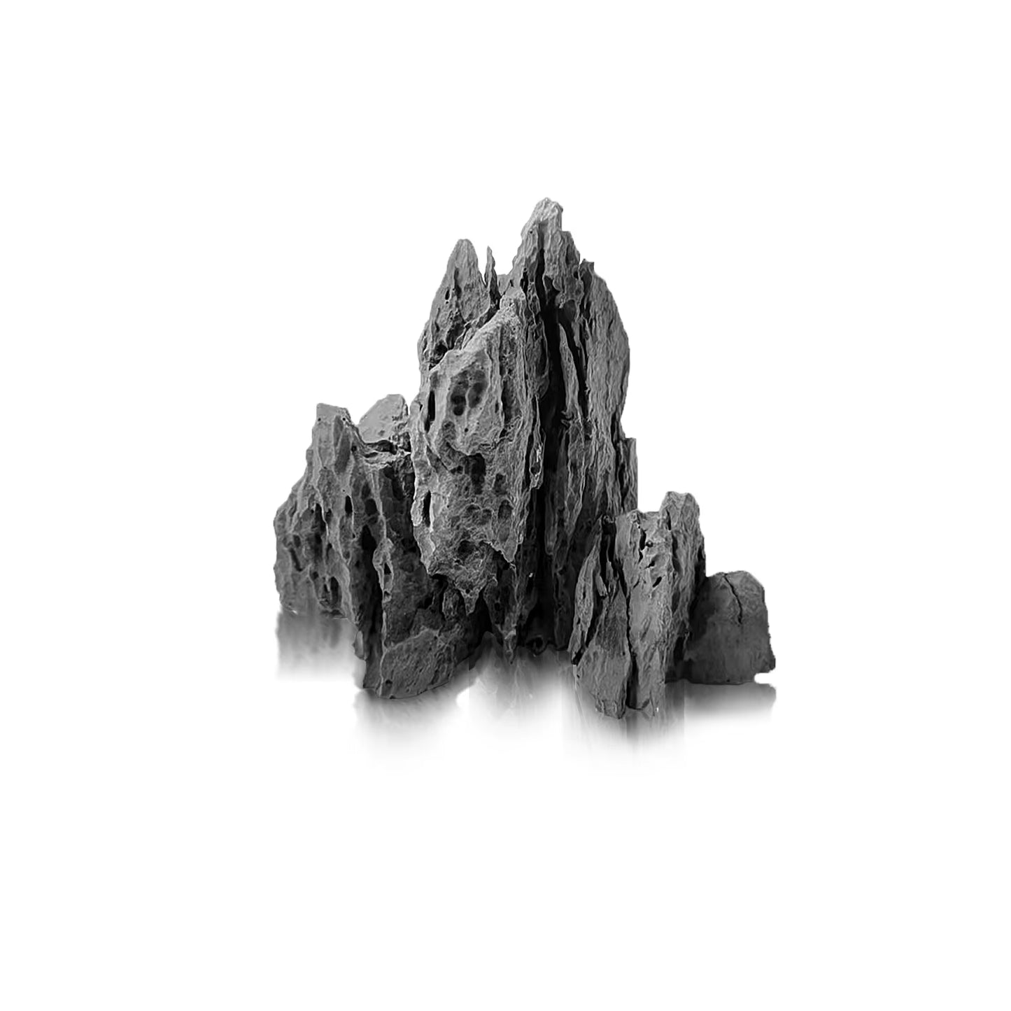 FZONE Aquarium Resin Seiryu Stone Model PH Nature Aquarium Rocks for Aquascaping, Micro-Landscapes