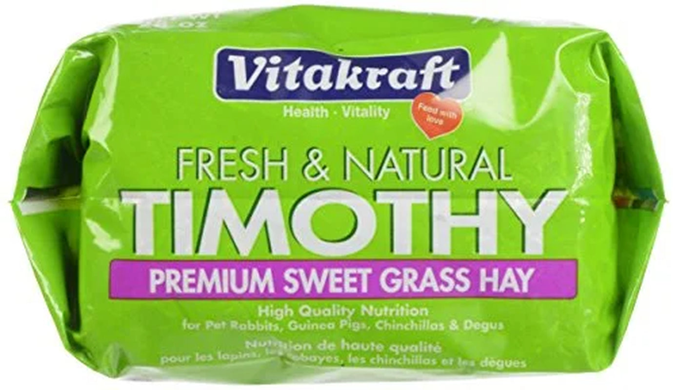 Small Animal Timothy Hay for Guinea Pigs, Rabbits, and Chinchillas - 1.75 Lb