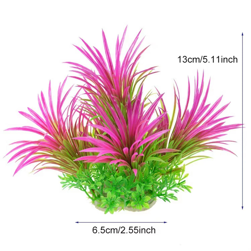Artificial Aquarium Decor Plants Plastic Aquatic Plants Underwater Plants Aquarium Accessories