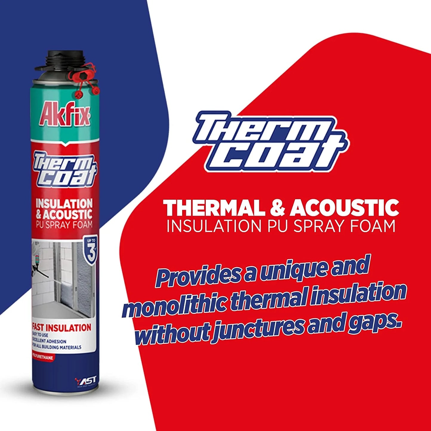 Thermcoat Closed Cell Spray Foam Insulation 240 Board Feet, 12 Pack
