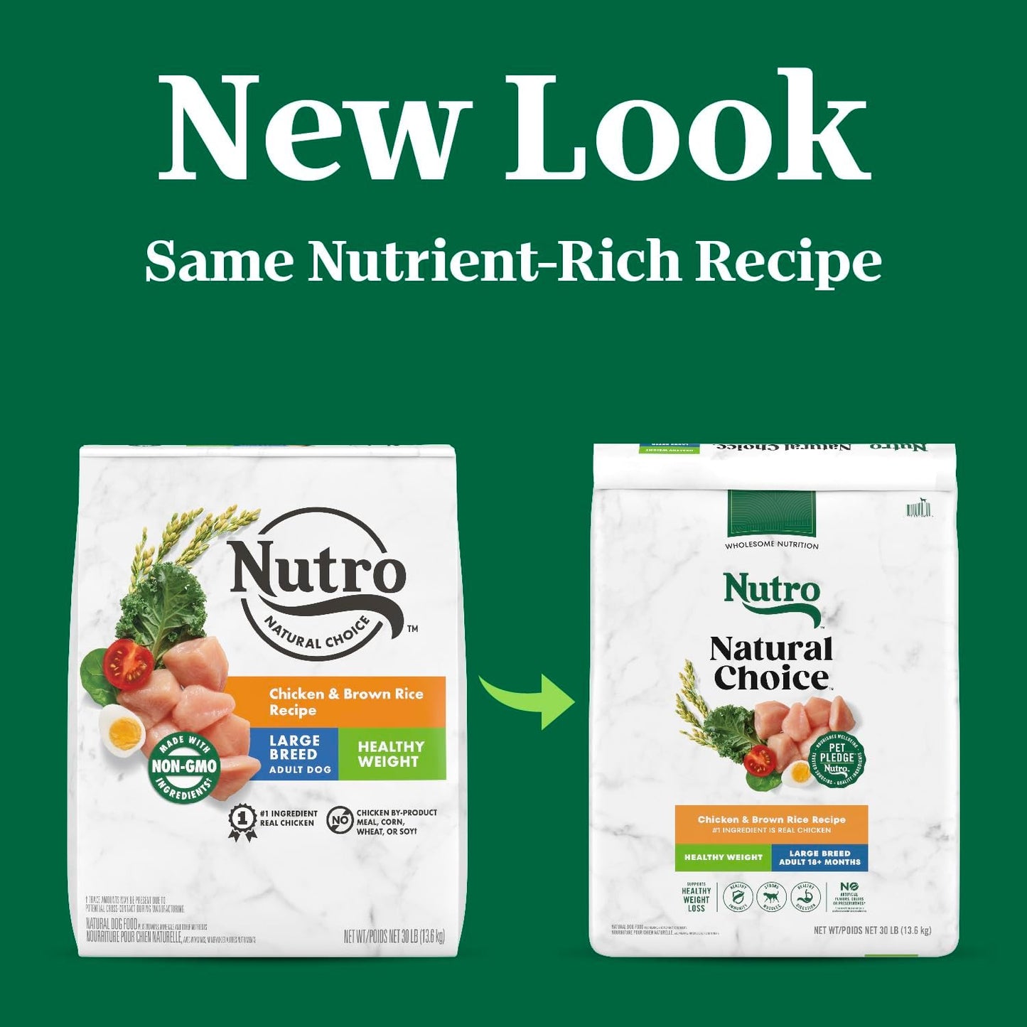 Natural Choice Adult Large Breed Healthy Weight Dry Dog Food, Chicken and Brown Rice Recipe, 30 Lbs.