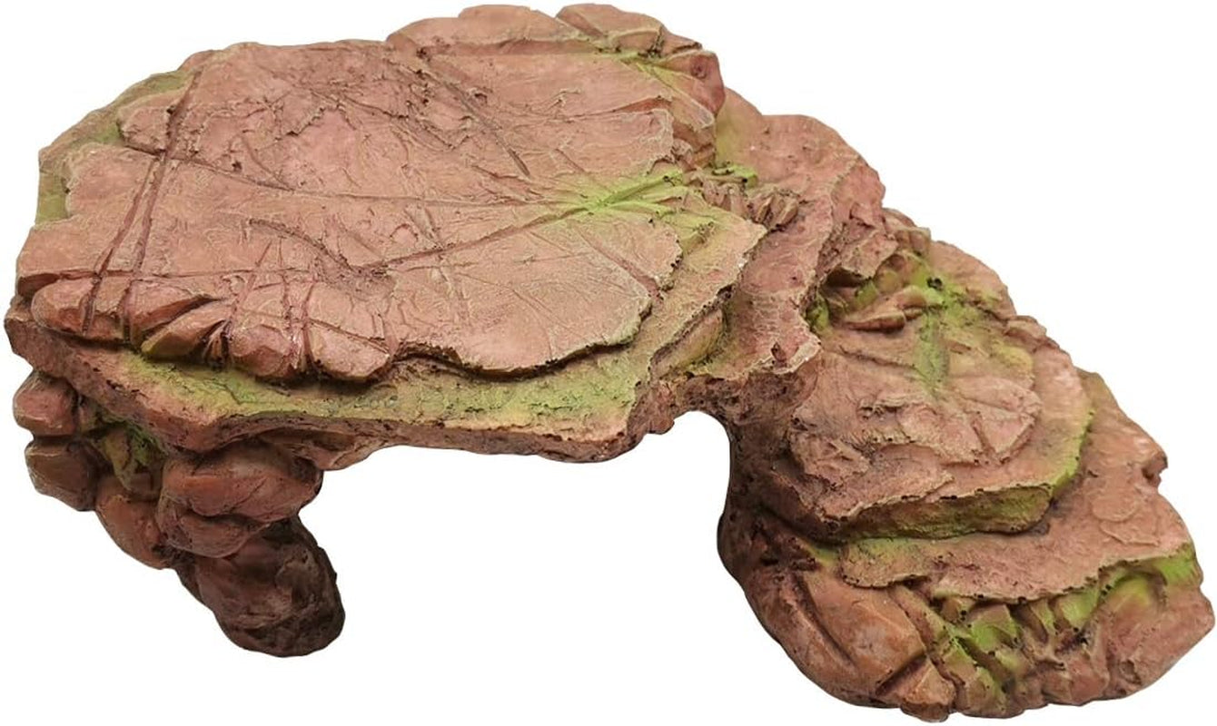 Turtle Platform Rectangular Aquarium Fish Tank Adjustable Turtle Basking Platform Reptile Resting Terrace Tortoise Climbing Platform