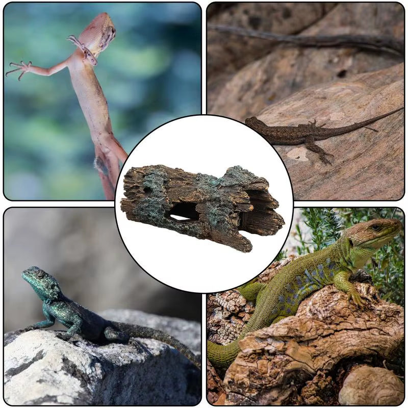 Reptile Hide Large Caves Reptile Hideouts Cave Habitat Shelter Decor for Snakes Turtle Lizards Fish Amphibians Reptile House