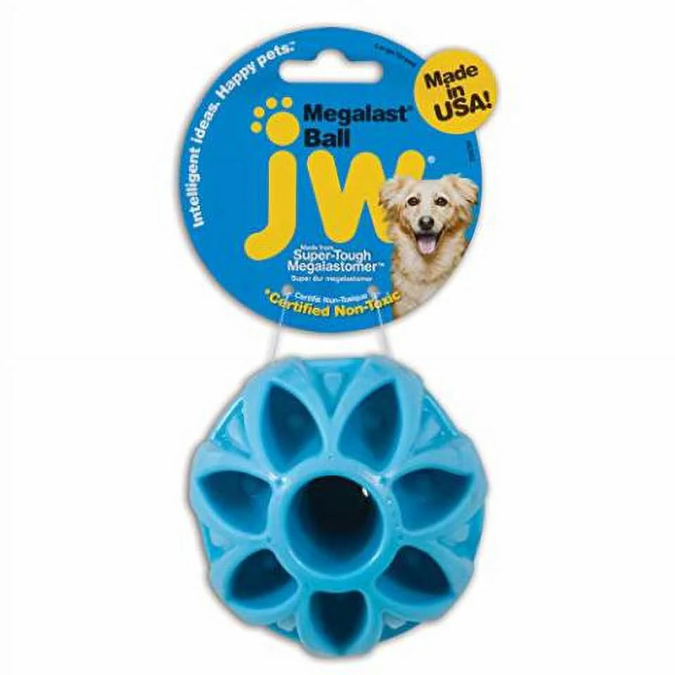 Megalast Ball Non-Toxic Megalastomer Recyclable Floating Dog Toy, Assorted, Large, Pack of 1
