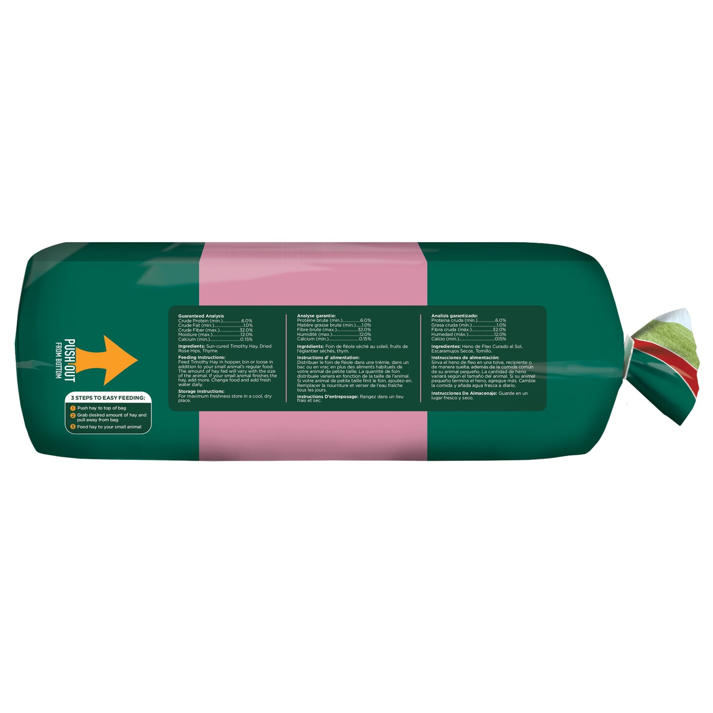 Timothy Hay plus Rose & Thyme 24 Oz