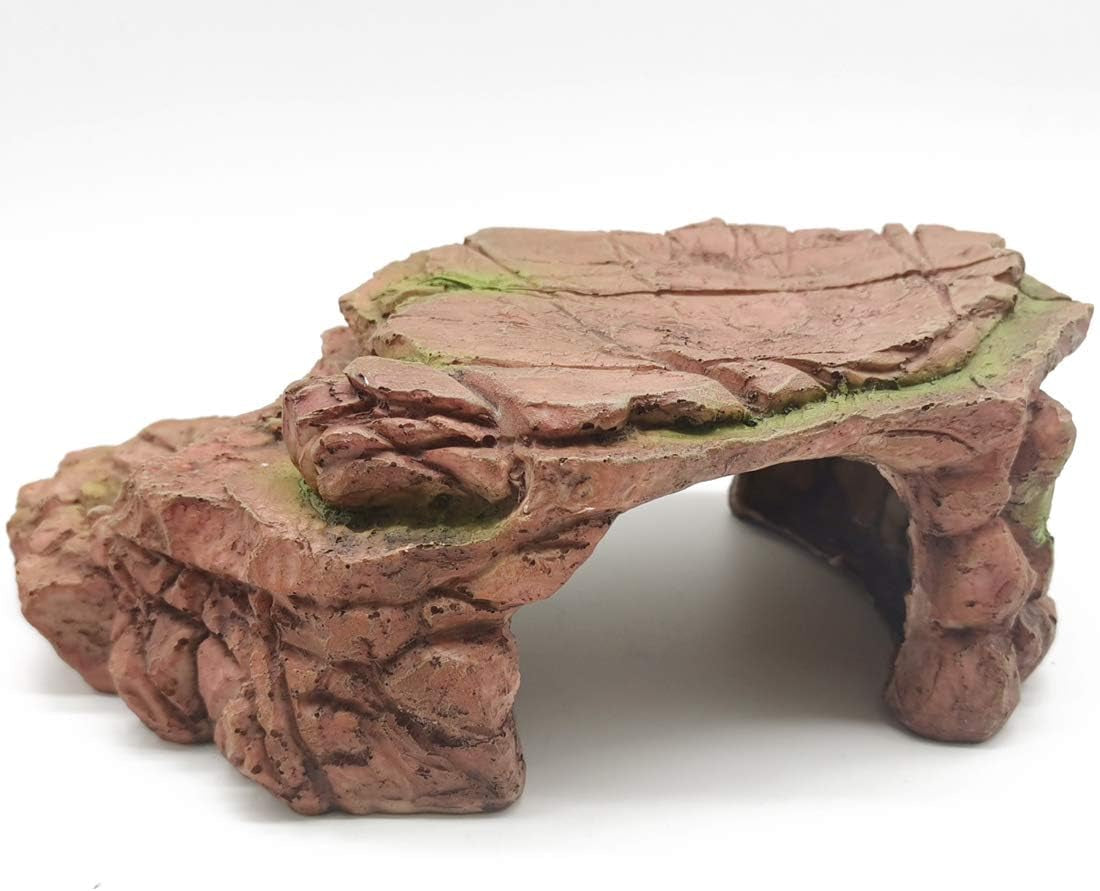 Turtle Platform Rectangular Aquarium Fish Tank Adjustable Turtle Basking Platform Reptile Resting Terrace Tortoise Climbing Platform