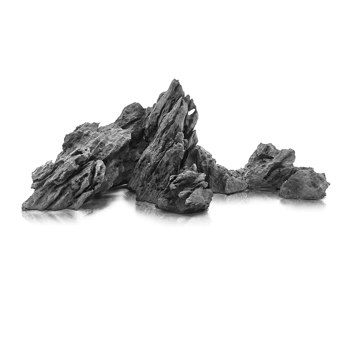 FZONE Aquarium Resin Seiryu Stone Model PH Nature Aquarium Rocks for Aquascaping, Micro-Landscapes