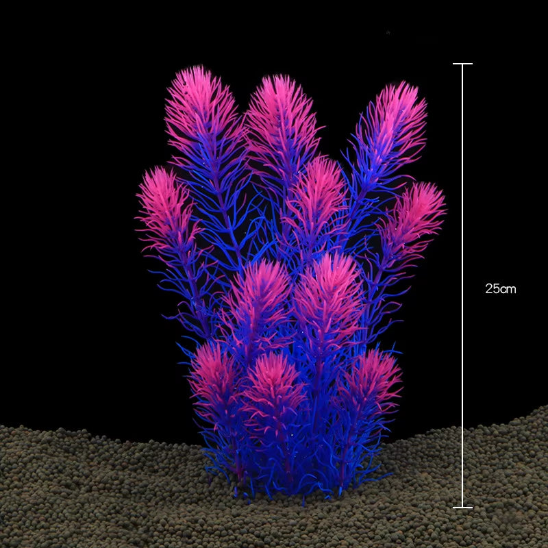 Artificial Aquarium Decor Plants Plastic Aquatic Plants Underwater Plants Aquarium Accessories