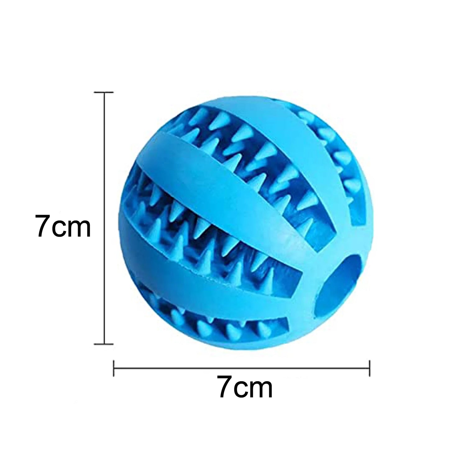 Soft Pet Dog Toy Rubber Dog Ball Toy Elasticity Interactive Toothclean Dog Chew Toy
