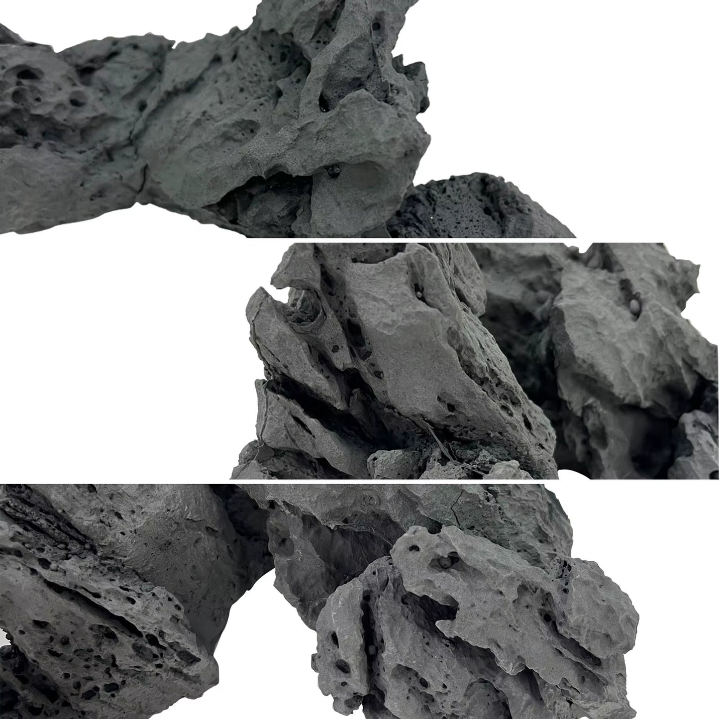 FZONE Aquarium Resin Seiryu Stone Model PH Nature Aquarium Rocks for Aquascaping, Micro-Landscapes