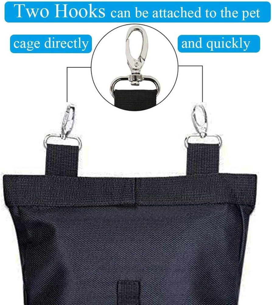 Rabbit Hay Feeder Bag, Guinea Pig Hay Feeder Storage, Rabbit Feeder Hay Feeder for Rabbit Guinea Pig, Rabbit Hay Bag, Guinea Pig Hay Feeder, Hay Bag Hanging Feeder for Rabbit Guinea Pig (Blue)