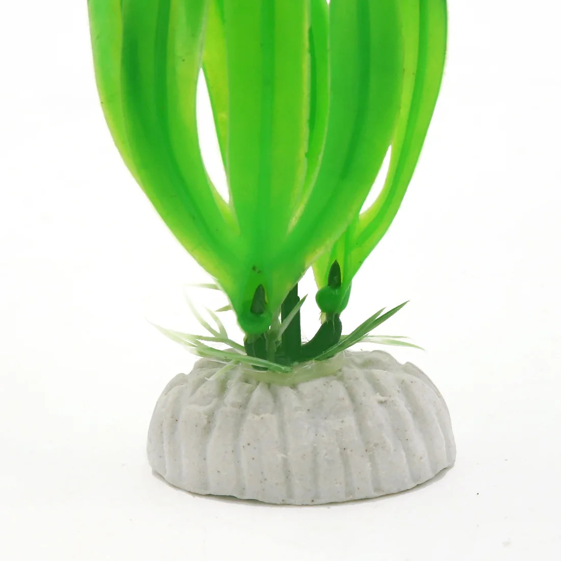 2 Pcs Fish Tank Green Man-Made Aquatic Kelp Grass Plant Ornament 12" Height
