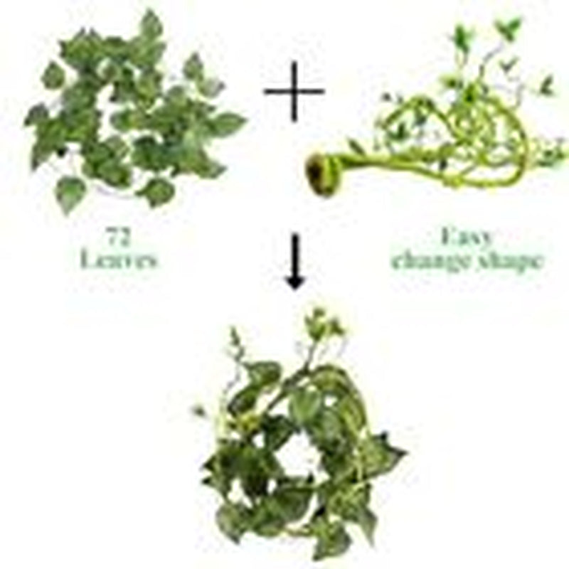 Reptile Vines Plants for Terrarium, Flexible Vines Jungle Climbing Branch